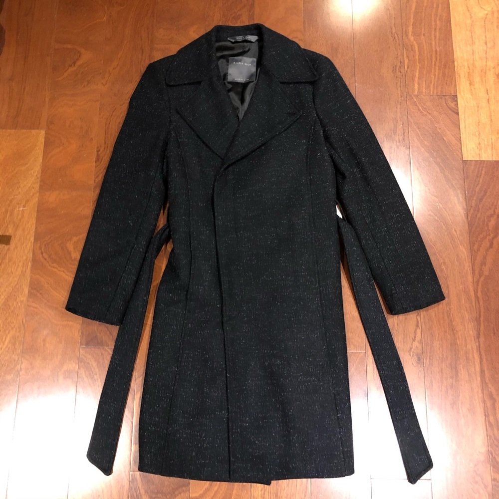 ZARA DOUBLE BREASTED TRENCH COAT